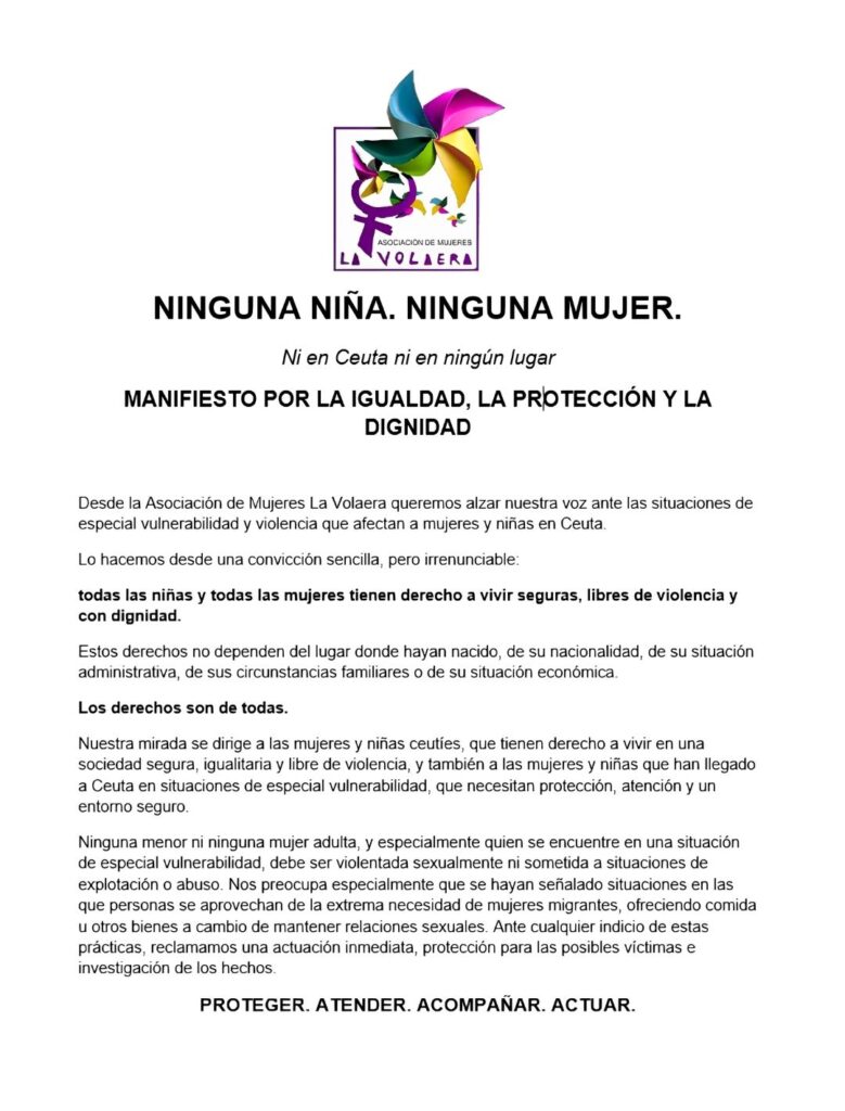 manifiesto igualdad ceuta